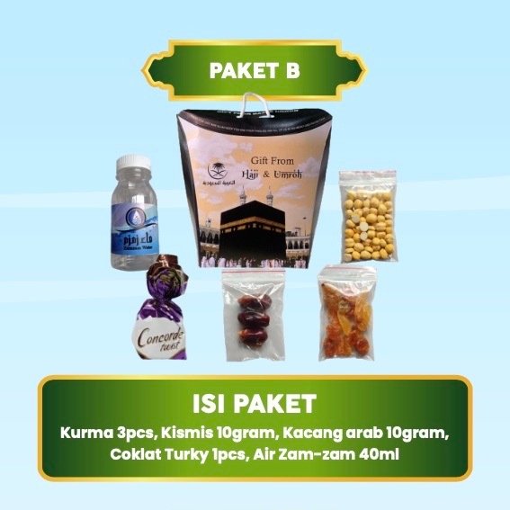 

PAKET B (50) - Paket Oleh oleh Haji dan Umroh - Nyaman Kurma