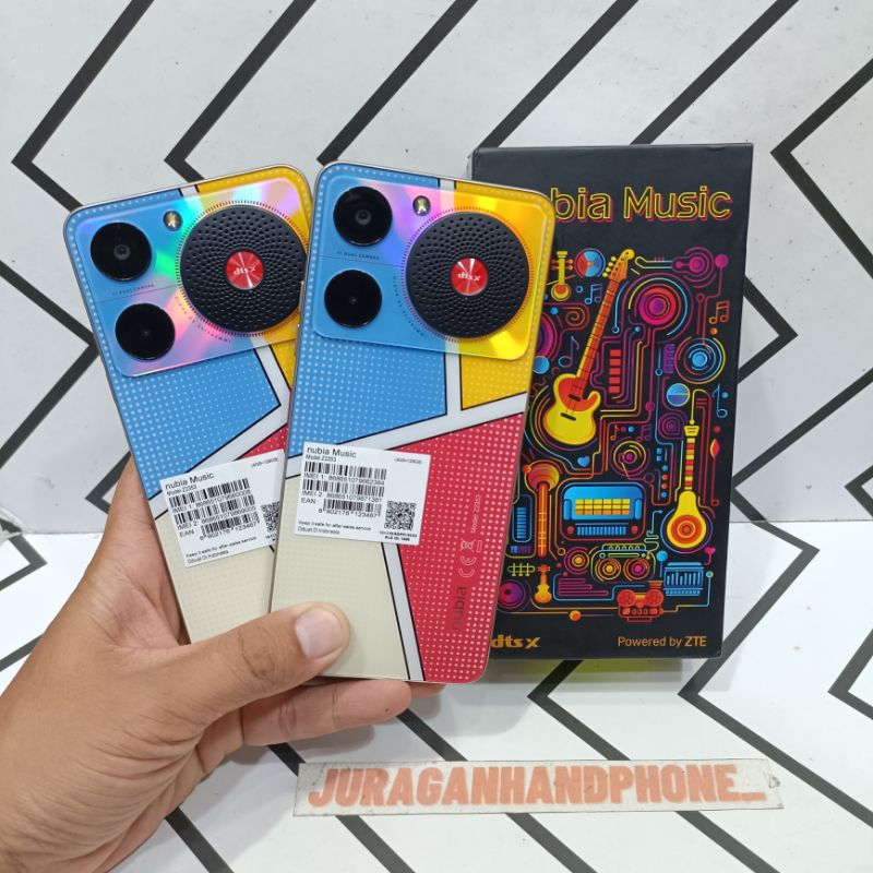 ZTE NUBIA MUSIC 4/128GB HP BEKAS SECOND FULLSET