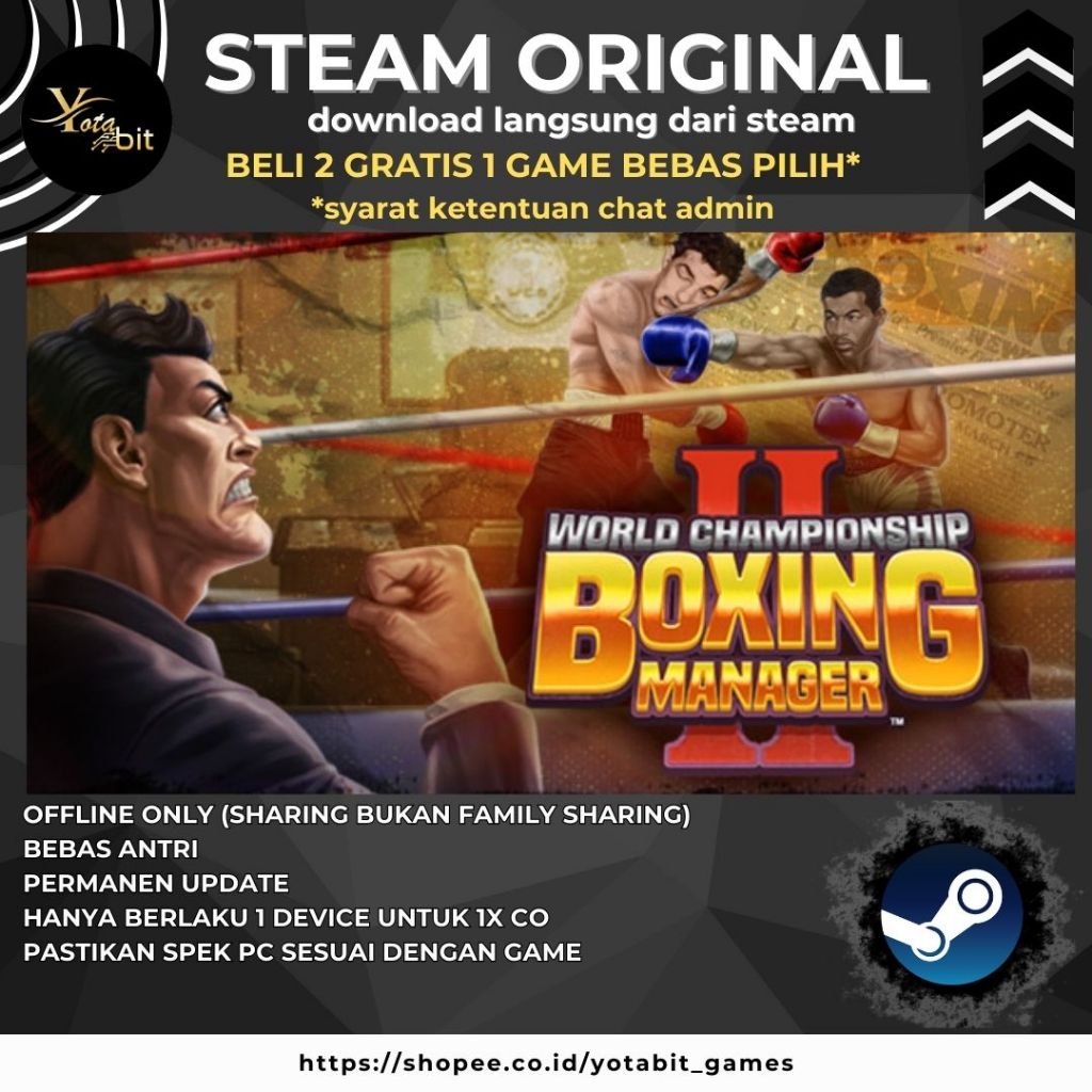 World Championship Boxing Manager 2 PC Sharing Original Offline