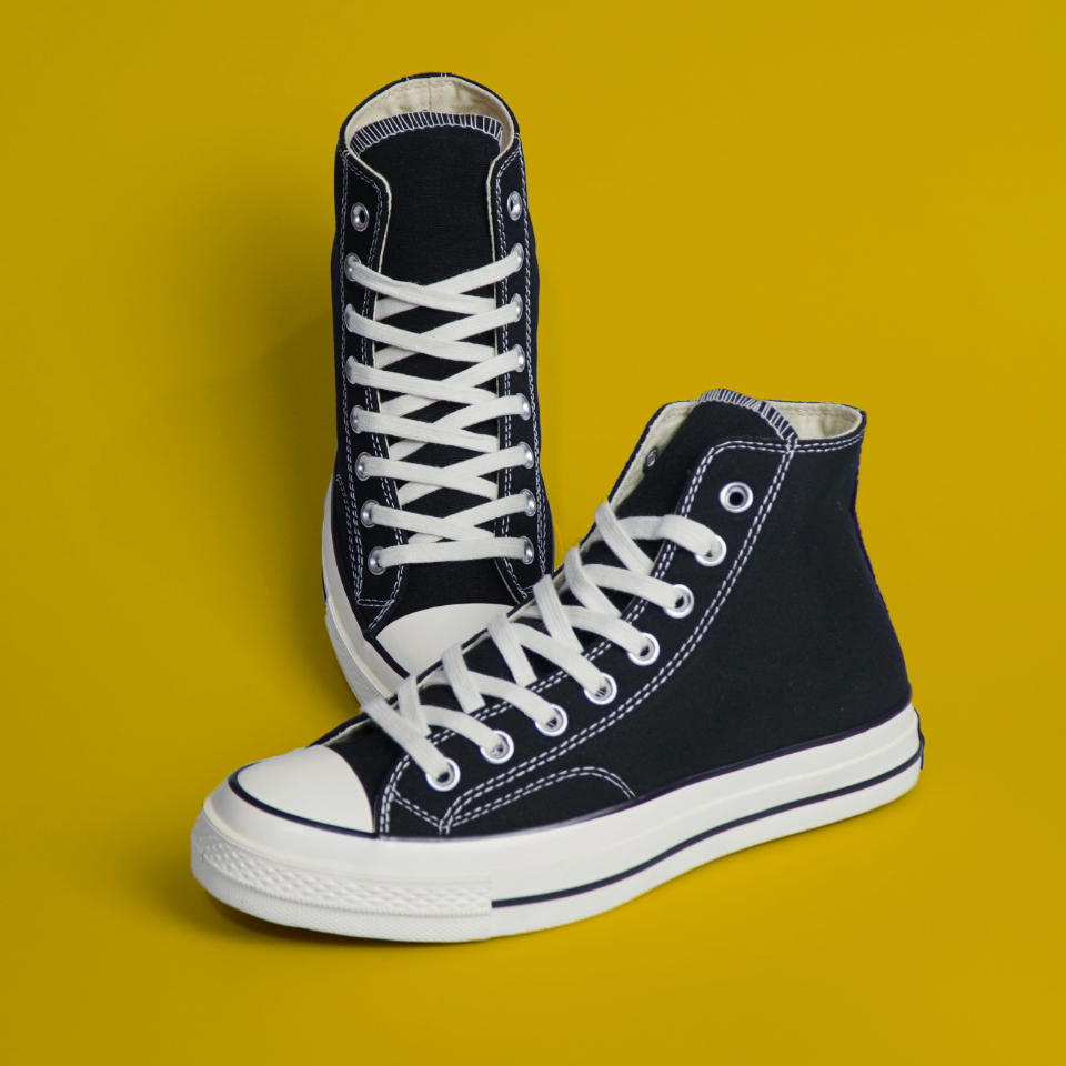 Sepatu Converse CHUCK 70 Unisex Sneakers - Black White Pria Wanita Indonesia Store