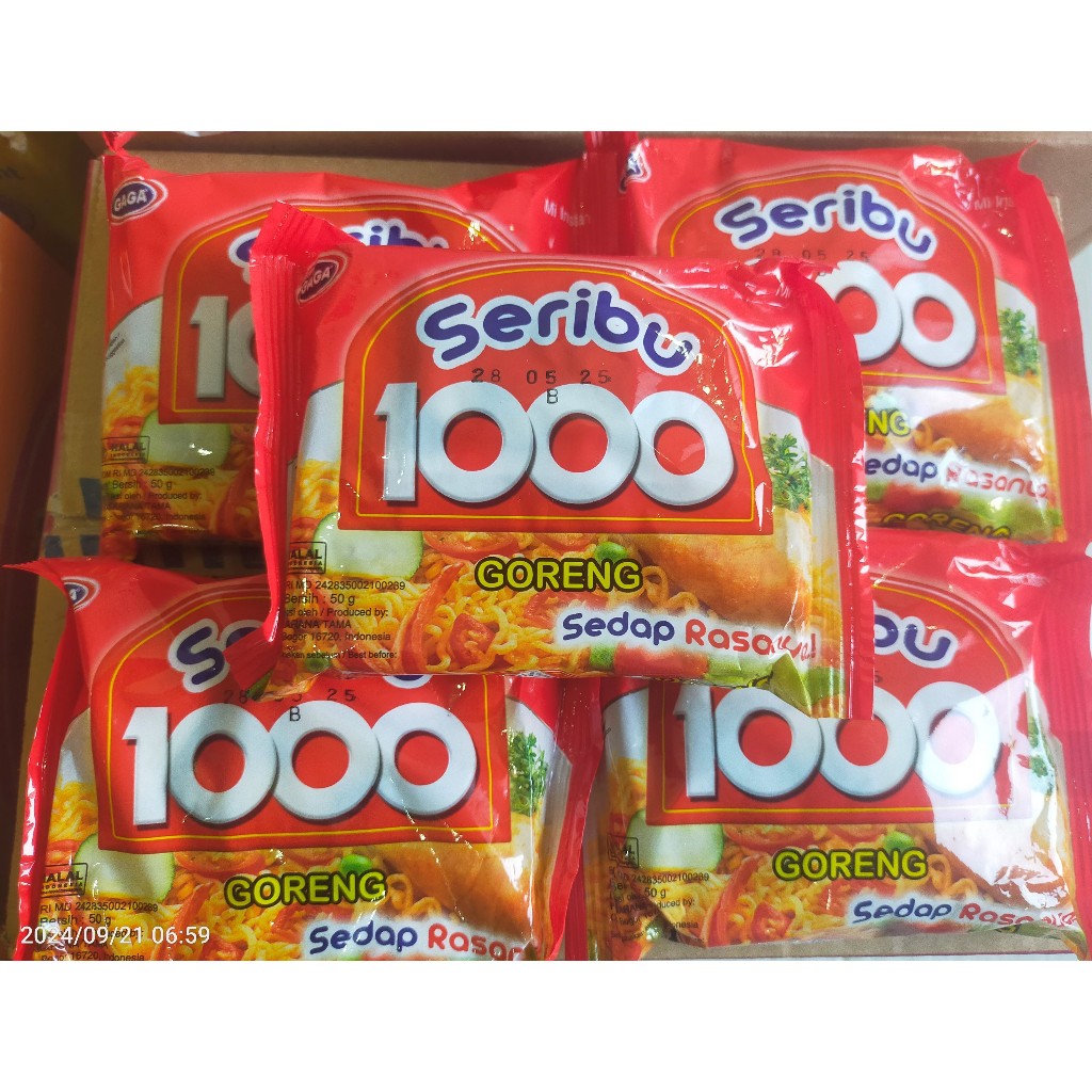 

RK01 C5 Gaga Mie 1000 Campur (Mix RANDOM ) goreng soto Mie Termurah