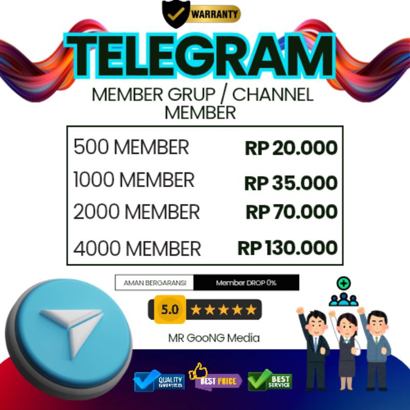 TELEGRAM GRUP MEMBER MURAH BERGARANSI - PENAMBAH CHANNEL TELEGRAM TERJAMIN