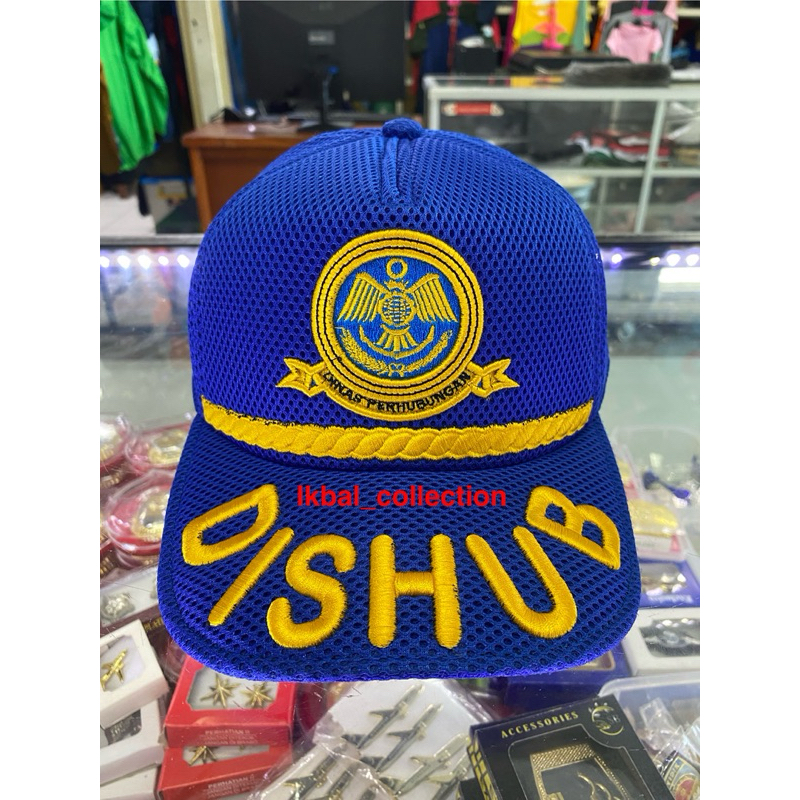 TOPI JARING DISHUB GOLONGAN 4 / TOPI JARING DISHUB LOGO LIS KLEP DISHUB