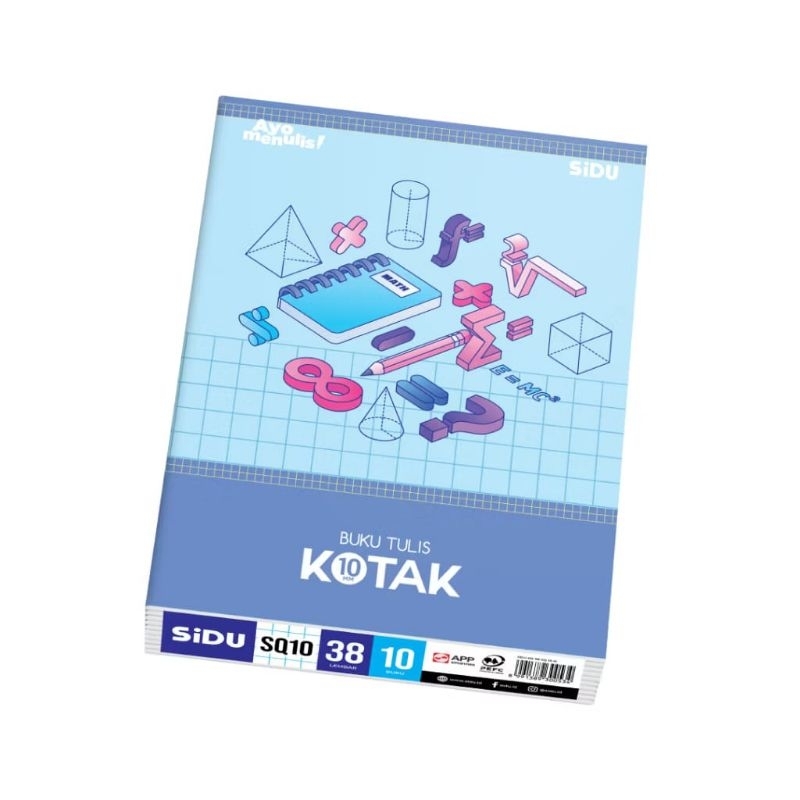 

(ISI 10 PCS) BUKU TULIS KOTAK KECIL ISI 38 LEMBAR / BUKU KOTAK SEDANG ISI 38 LEMBAR / BUKU KOTAK BESAR ISI 38 LEMBAR