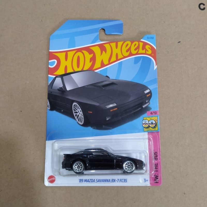 hotwheels Mazda rx7 fc hitam