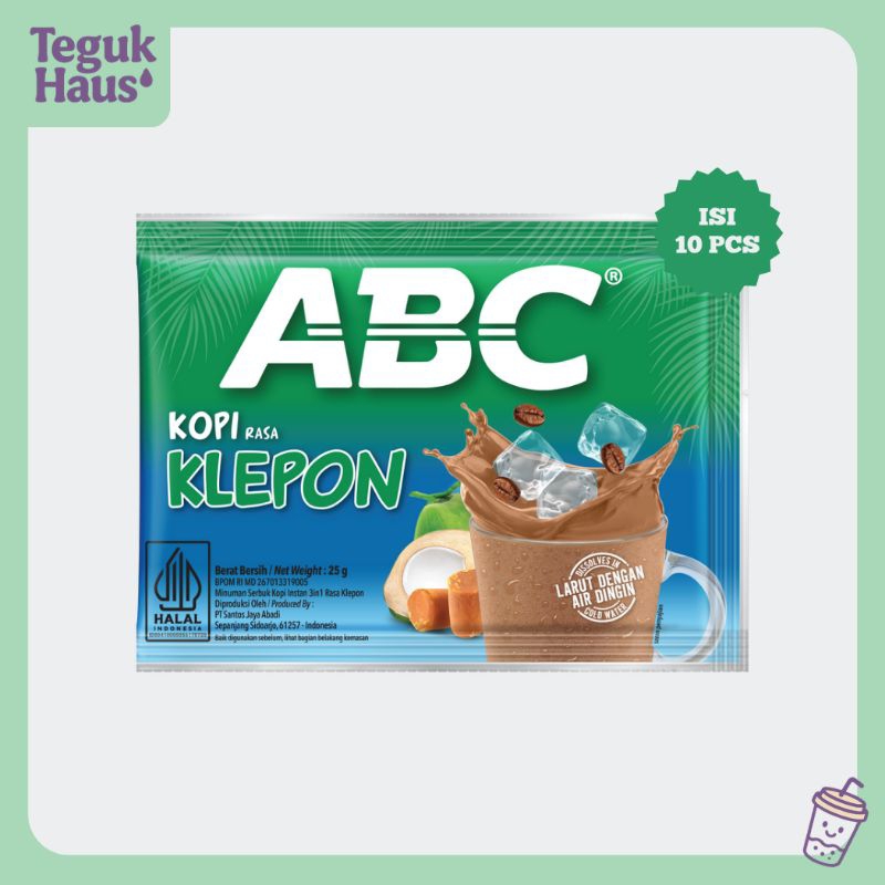 

ABC Kopi Klepon Bag (5 Sachet @25g) dan Renceng (10 Sachet @25g)