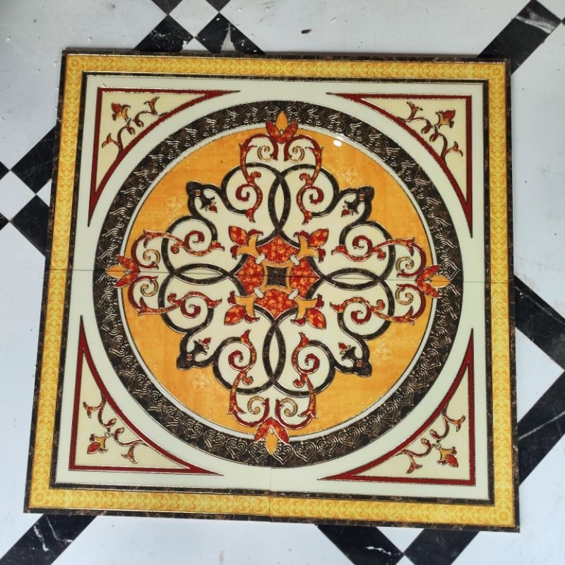 Granit pola decoeative karpet tile 120x120-6421