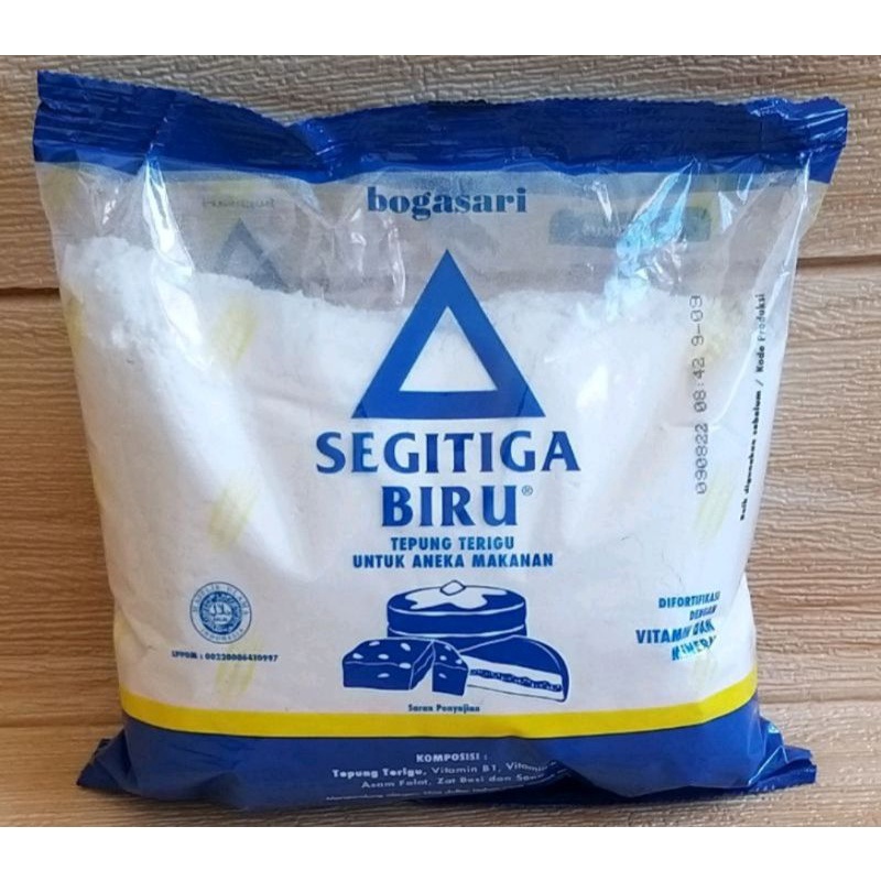 

Tepung Terigu Bogasari Segitiga Biru 500gr protein sedang - murah promo