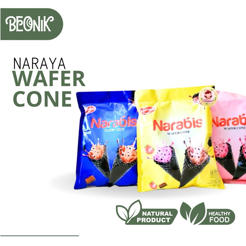 

Narabis Wafer Cone Cream All Varian Assortment 220 GR