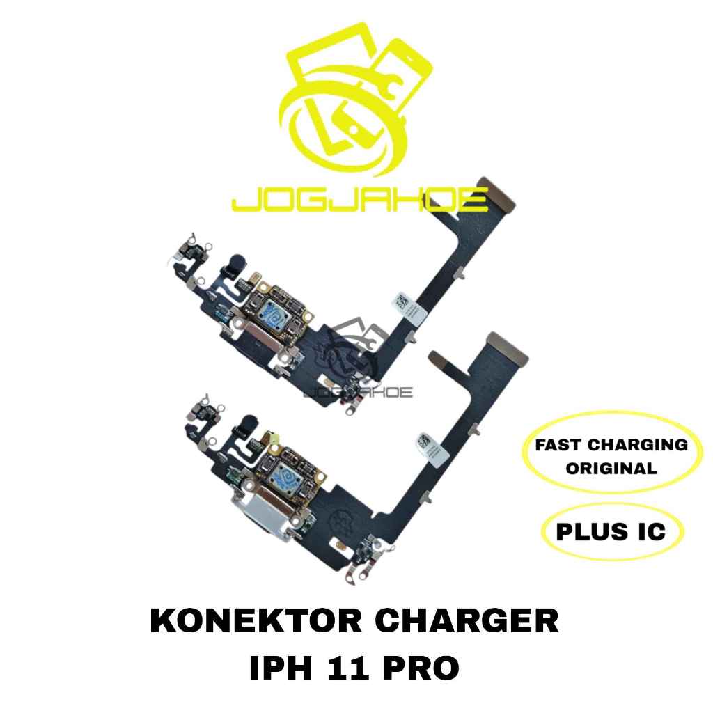 CT ORIGINAL IPHONE 11 PRO + IC FLEKSIBEL CHARGER KONEKTOR CHARGER WITH IC ORI