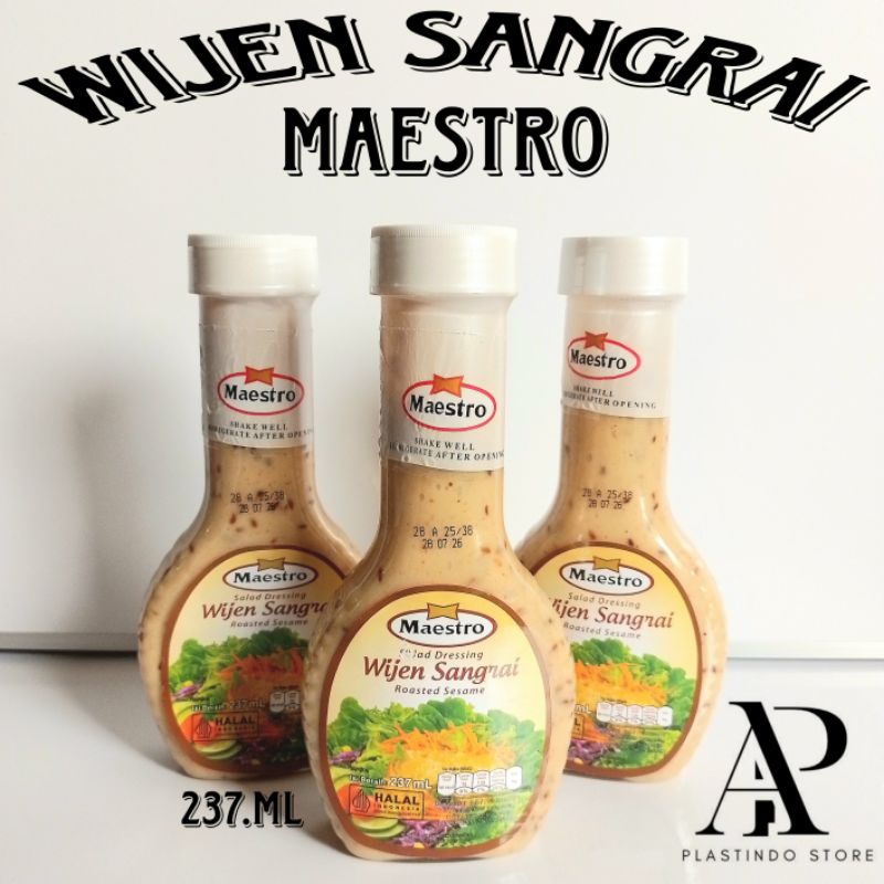 Wijen Sangrai Maestro 237ml ( Botol ) [ Original ]