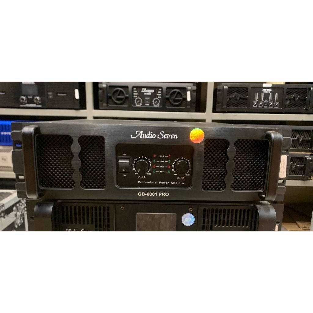 Audio Seven GB 6001 PRO Power Amplifier  GB6001PRO - GB 6001PRO