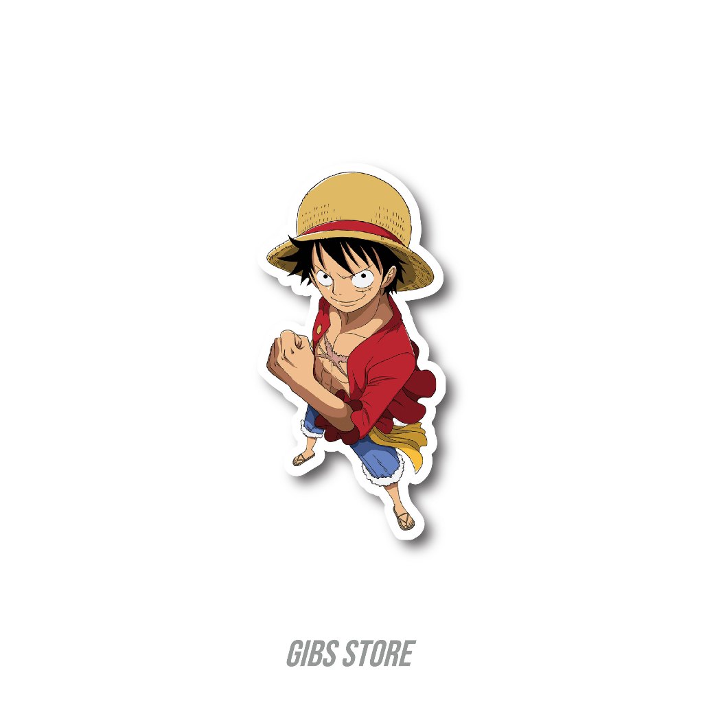 

STICKER SATUAN ONE PIECE (MONKEY D. LUFFY) #2