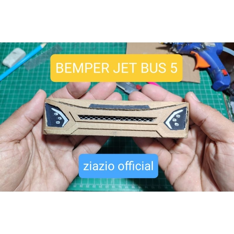 Bemper JET BUS 5 dari Kardus