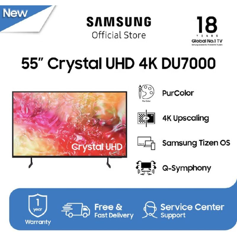 Jambi tv samsung 55u8000 smart tv 55 inci crystal uhd 4k u8000 ultra hd digital 55 inch tizen os hdr