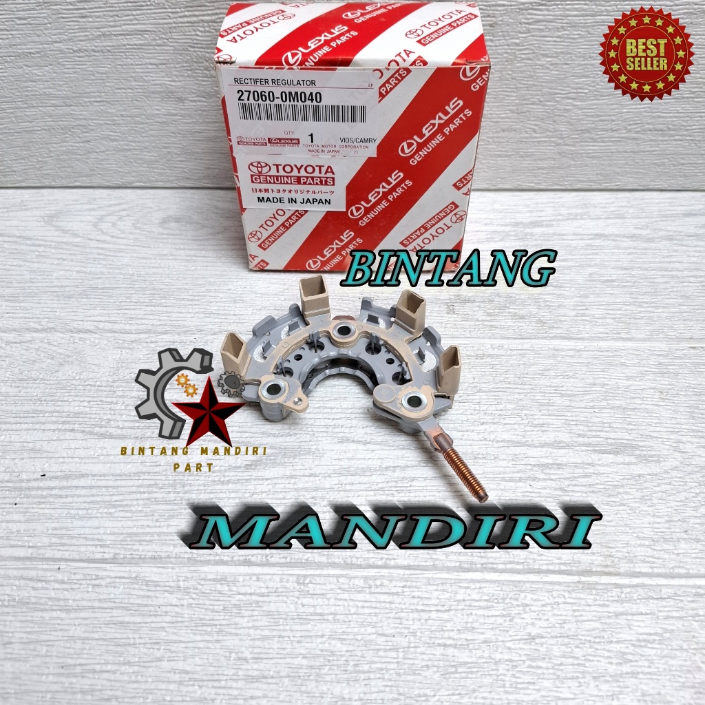 REKTIFER SILICON ALTERNATOR TOYOTA VIOS CAMRY