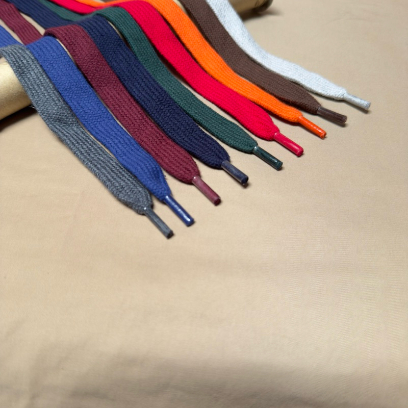 tali sepatu gemuk besar bahan katun/aksesoris sepatu/tali sepatu