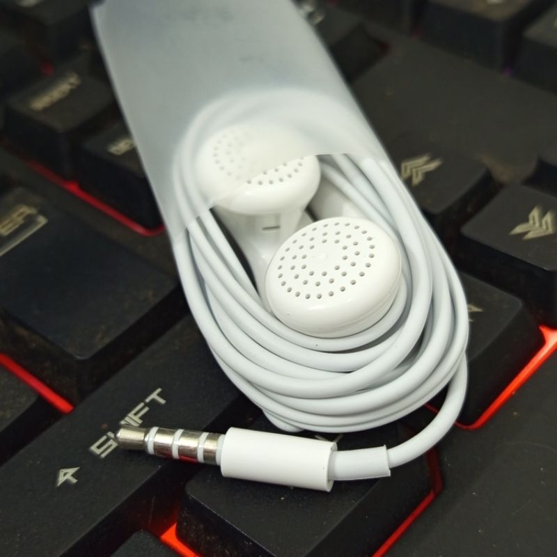 Headset Oppo Original 100% Cabutan Bawaan Hp Ngebass