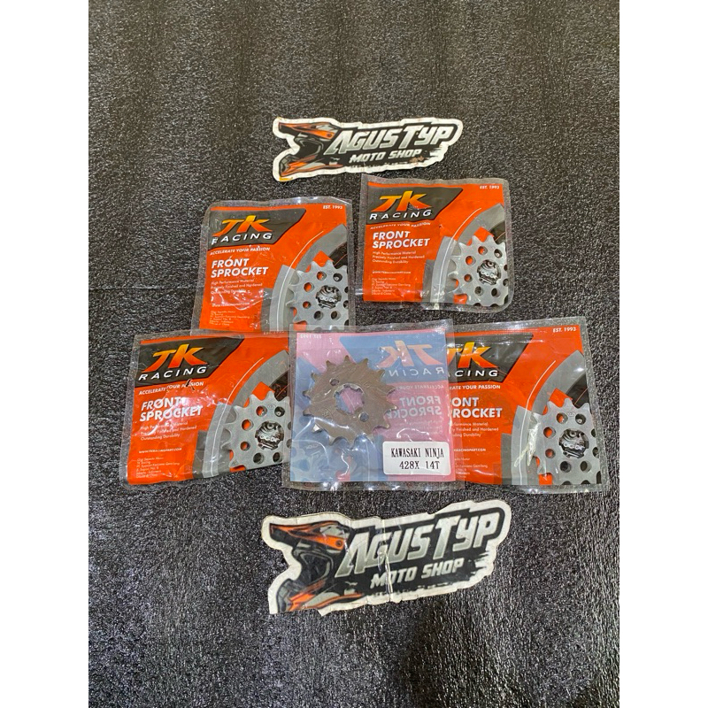 gir depan ninja r ss rr old & new tk racing 14t 428hs