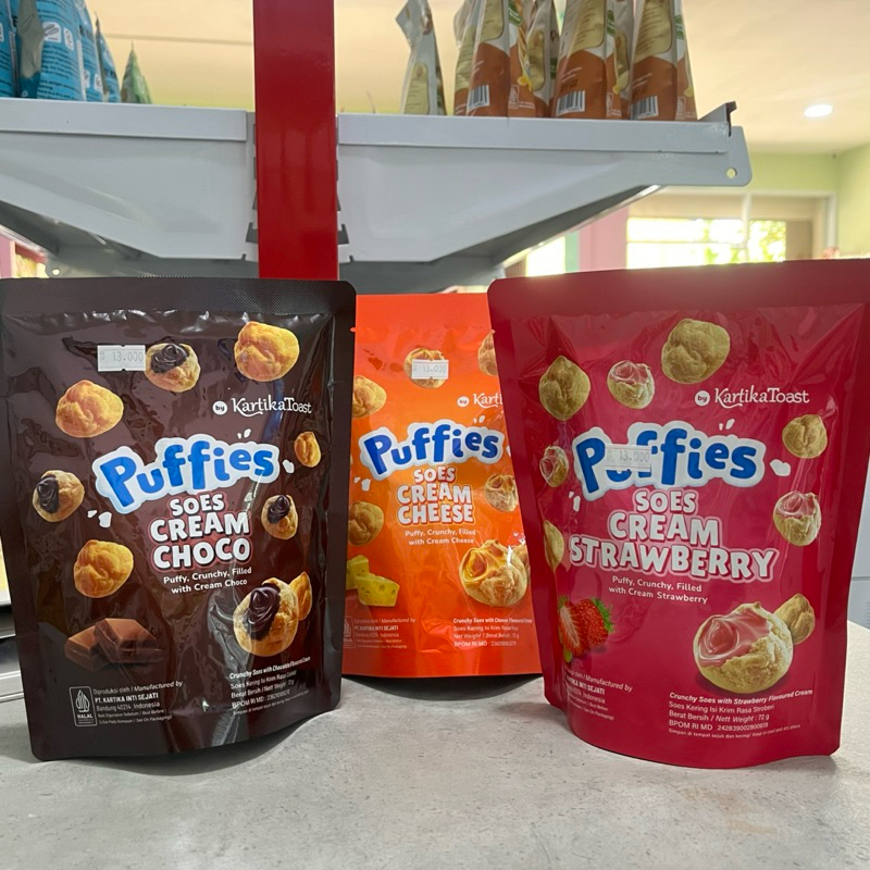 

Kartika Sari PUFFIES - Puffy Soes - 72 Gr POUCH BESAR