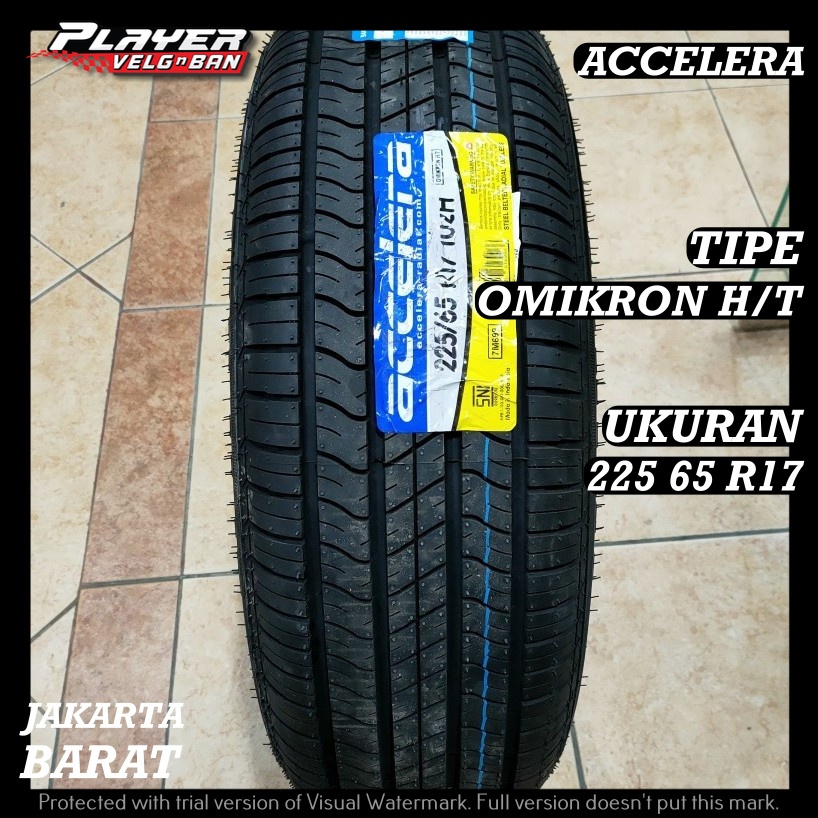 BAN MOBIL EMPUK UKURAN 225/65 R17 ACCELERA OMIKRON H/T BAN TUBLES RING17 NIK TERBARU