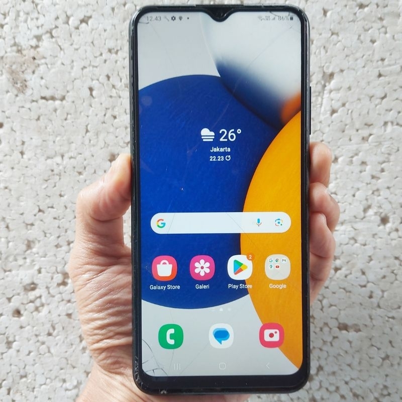 Handphone Hp Samsung Galaxy A03 4/128 Second Eks Resmi Sein Mulus Original