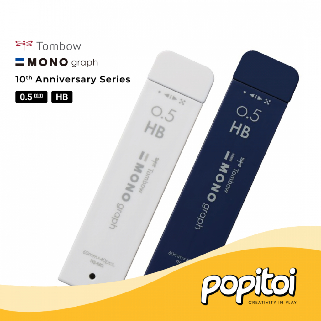 

Tombow Mono Graph MG 10th Anniversary Model Mechanical Pencil Lead Refill 0.5 mm Isi Ulang Pensil Mekanik Cetekan