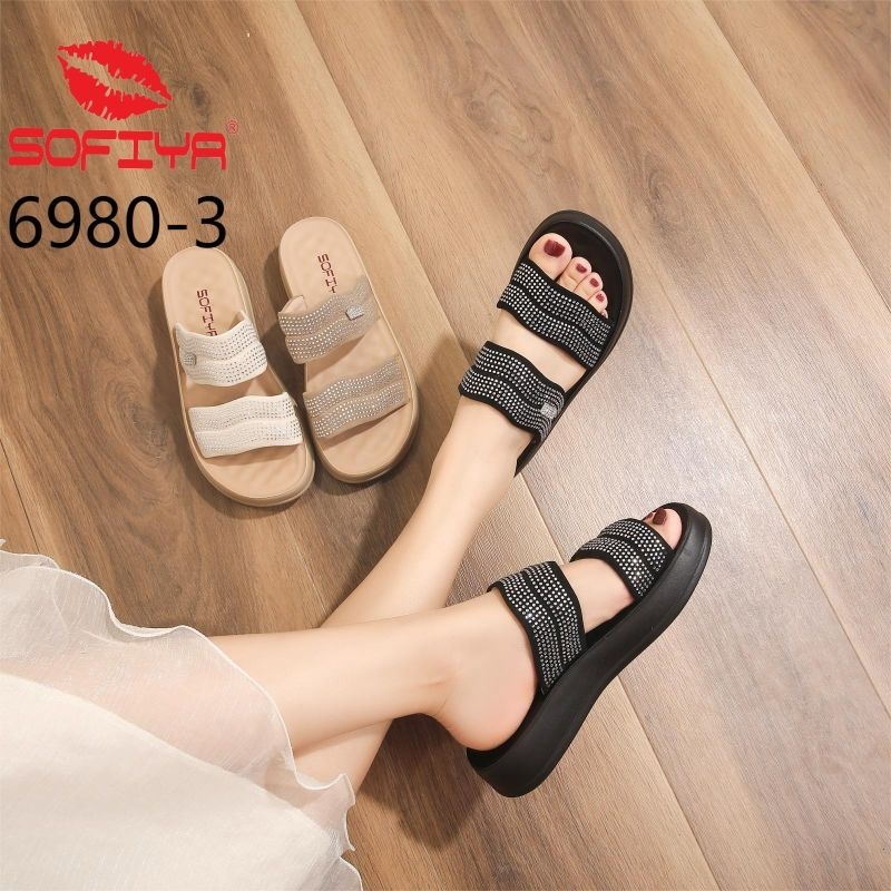 SANDAL SOFIYA IMPORT 6980-3|SANDAL WANITA IMPORT SANDAL CANTIK|SANDAL WANITA IMPORT SOFIYA MURAH|SAN