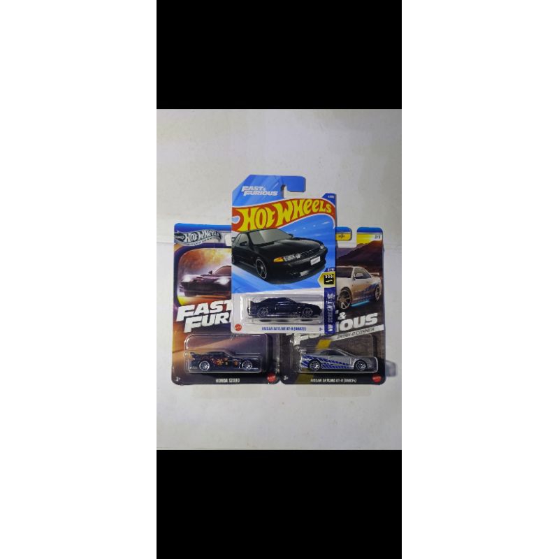 paket hotwheels 3 pcs r34, suki dan r32