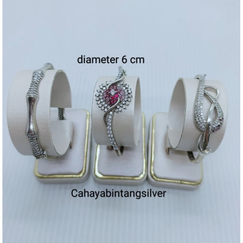 GELANG PERAK 925,GELANG BANGLE,GELANG TANGAN WANITA PERAK 925 BISA BUY BACK