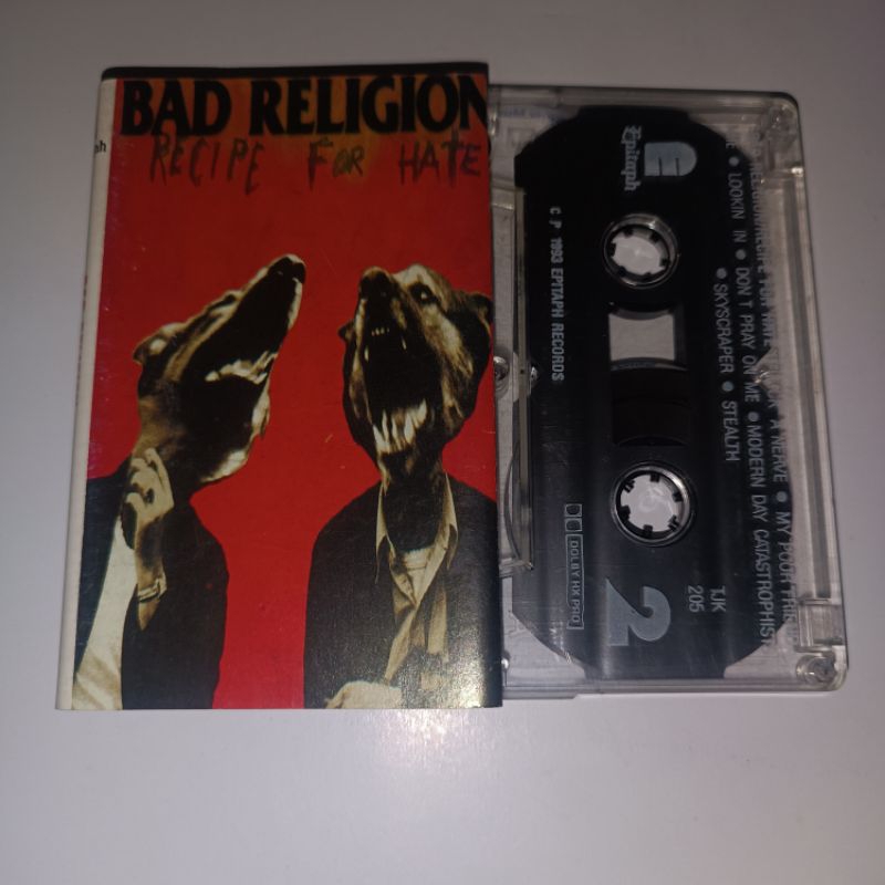 kaset bad religion album recipe for hate