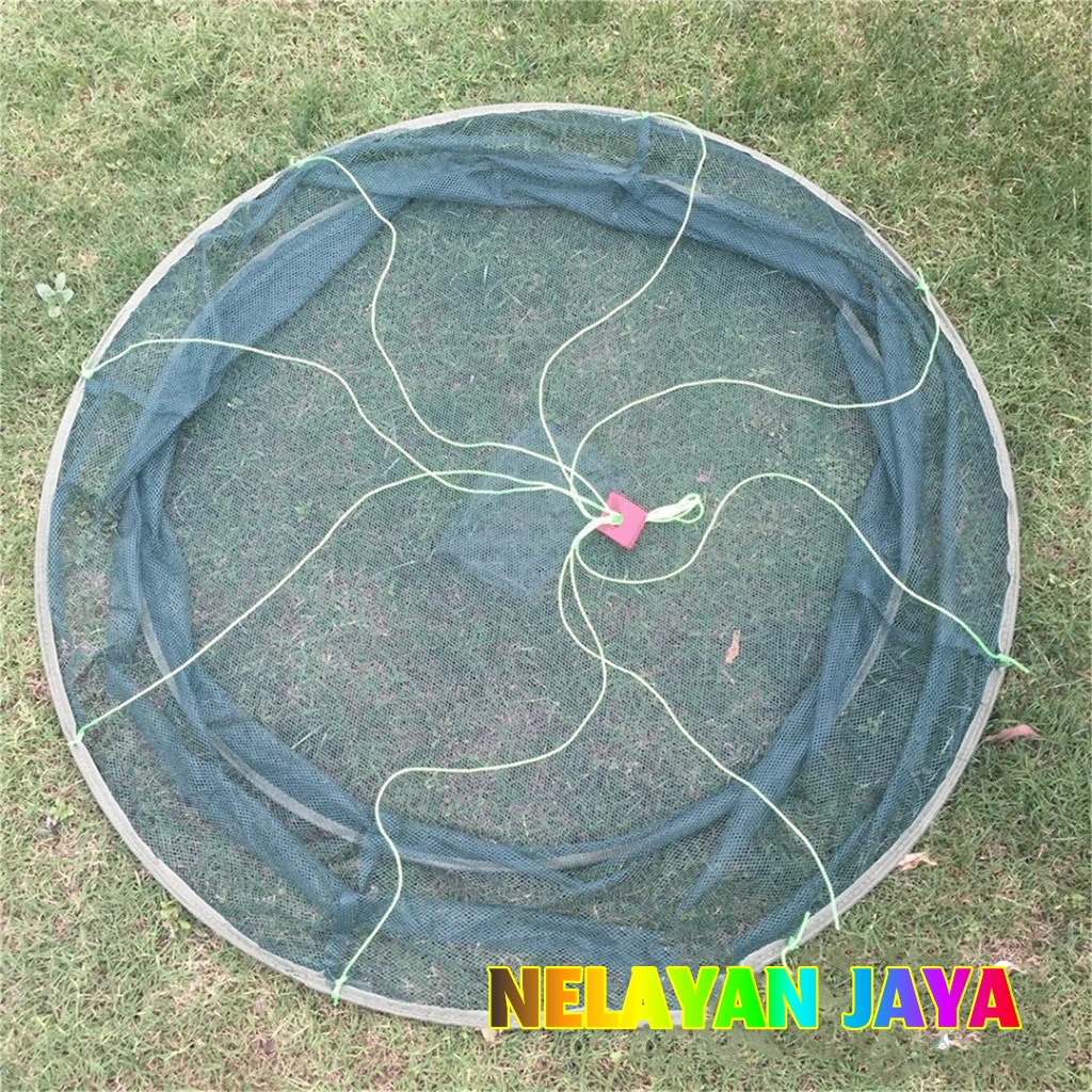 Perangkap Bubu Anco Tangkul Jaring Lipat Bulat Alat Pancing Jala Penangkap Ikan