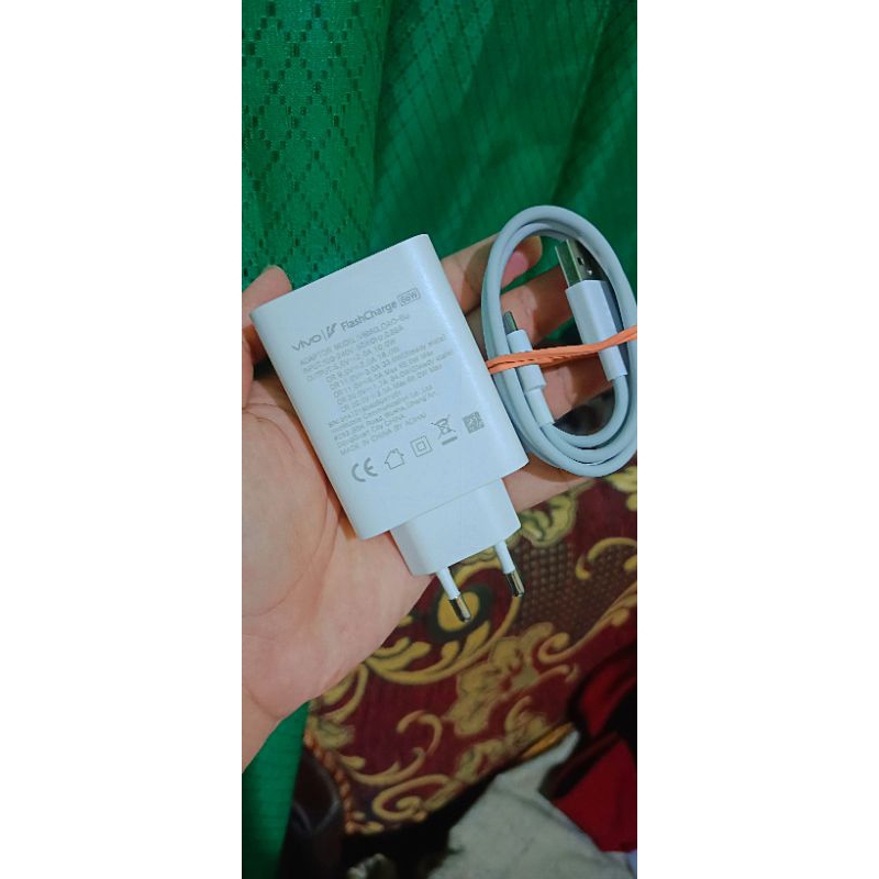 Charger original cabutan bawaan hp Vivo V27e vivo X80 pro V27 V29 V29e V27e IQOO Z7 V21 5G 66 WATT A