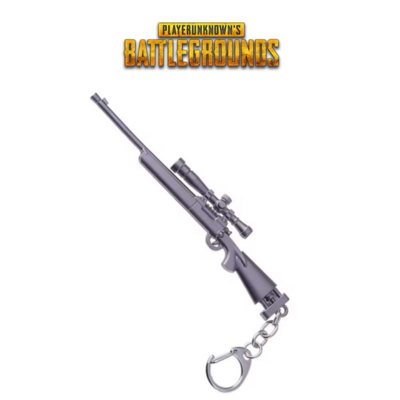 Keychain Gantungan Kunci Games PUBG Player Unknown Battleground Sniper Rifle - M24