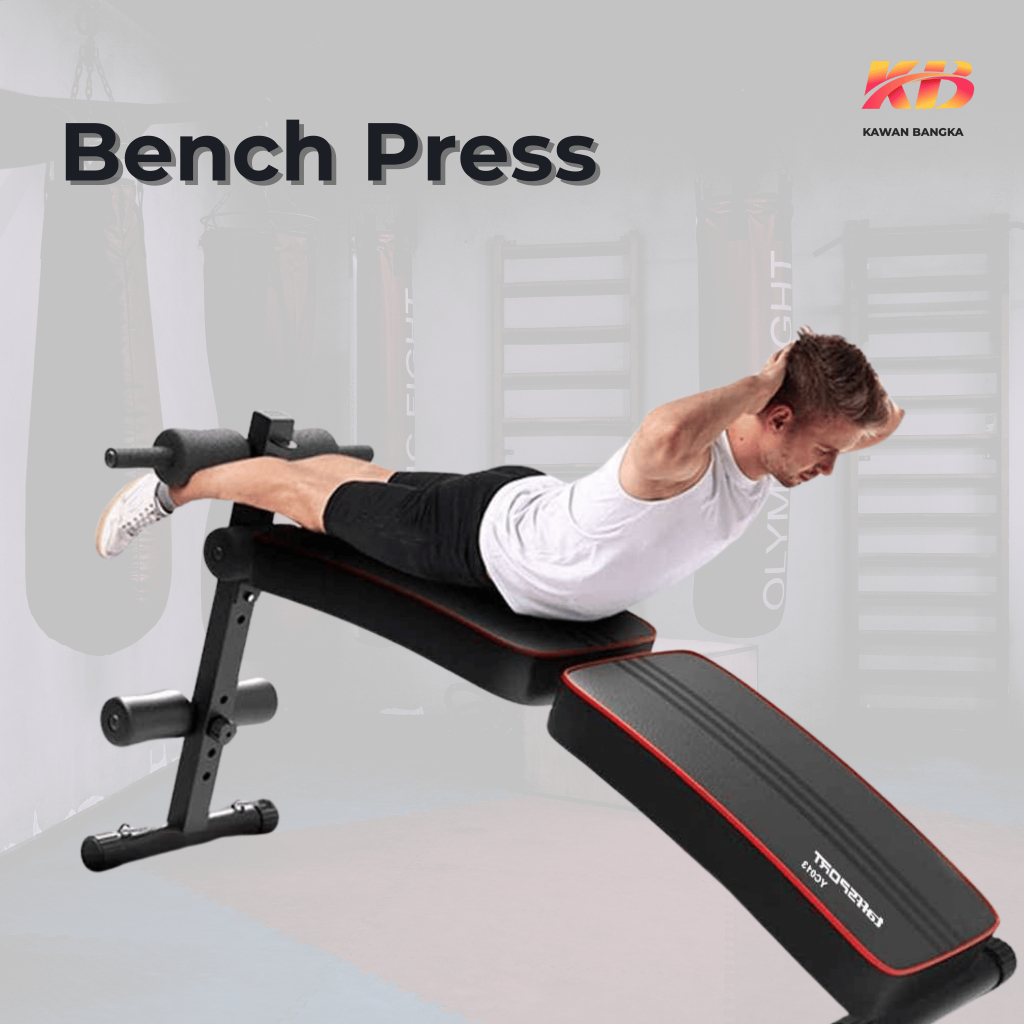 Alat Sit Up Bench Press Otot Abdominal // Kursi Fitnes Gym Rumah