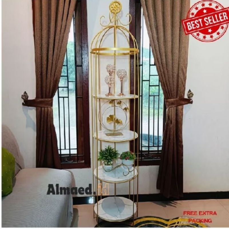 rak sudut/rak bunga modern terbaru/rak sudut/rak hias cantik/rak bunga gold luxury/rak sultan