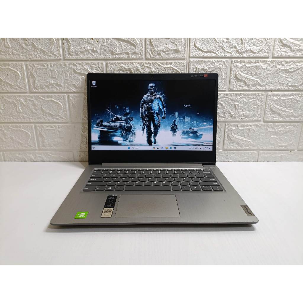 Lenovo Ideapad Slim 3 i5 1035G1 Dual VGA Nvidia MX330 RAM 16GB SSD 512GB Laptop Second Gaming Gen 10