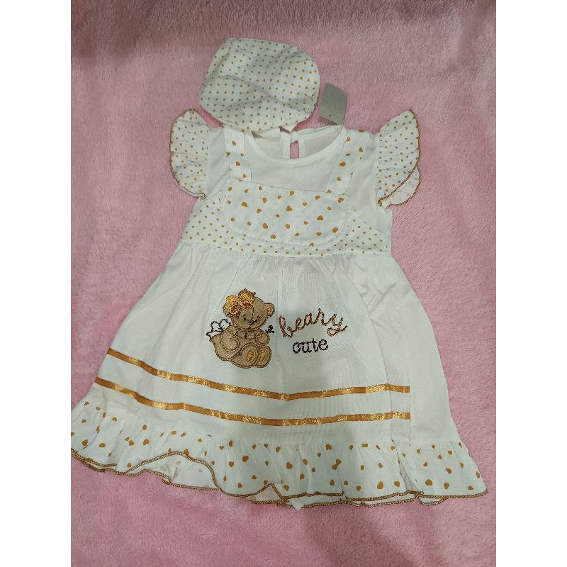 BAJU PEREMPUAN SETELAN BAYI SISA KADO 3-6 BULAN NEW