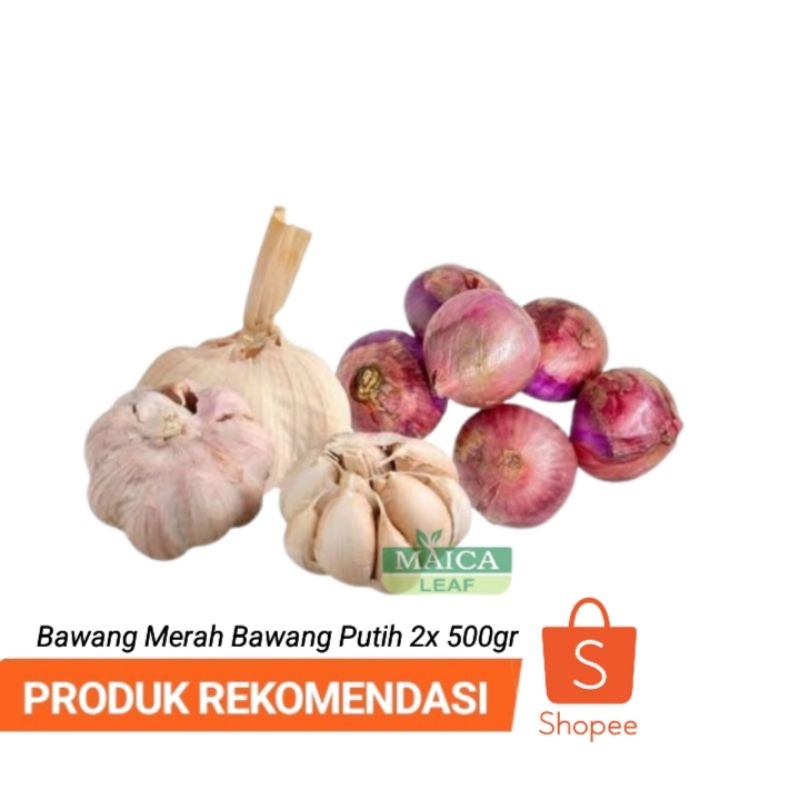 

Paket Campur 1Kg Bawang merah Bawang putih