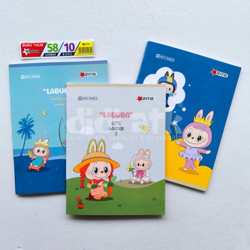 

Buku Tulis Motif Labubu 58 Lembar 1 Pak Isi 10 Pcs