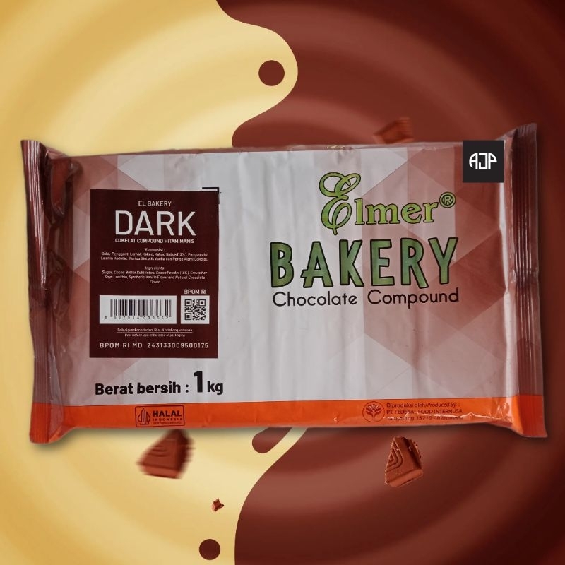 

Elmer Bakery Chocolate Compound Dark 1 kg