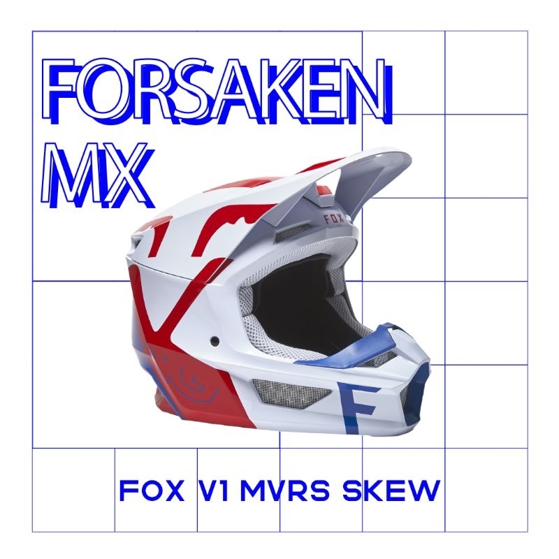 HELM FOX V1 SKEW WHITE