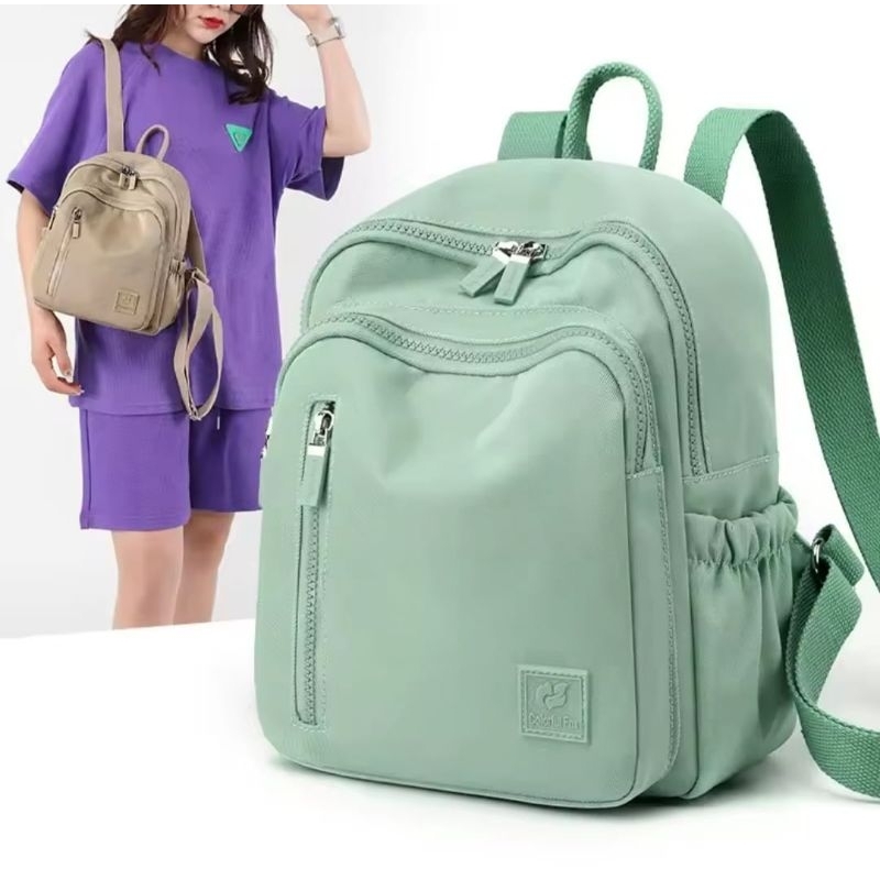 Bilqis - Tas Ransel LIPA Tas Ransel Wanita Kekinian Tas Ransel Waterproof Anti Air Kapasitas Besar R