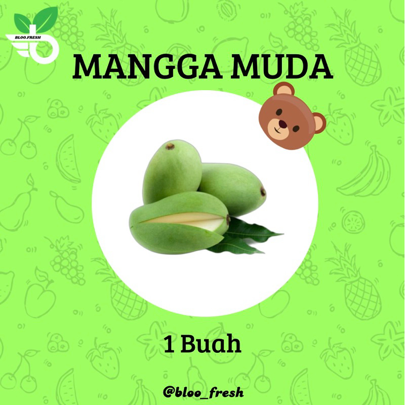 

Mangga Mudah Fresh (Harga Per Buah) - Bloo Fresh (1Buah/200-250gr) - Mangga Muda