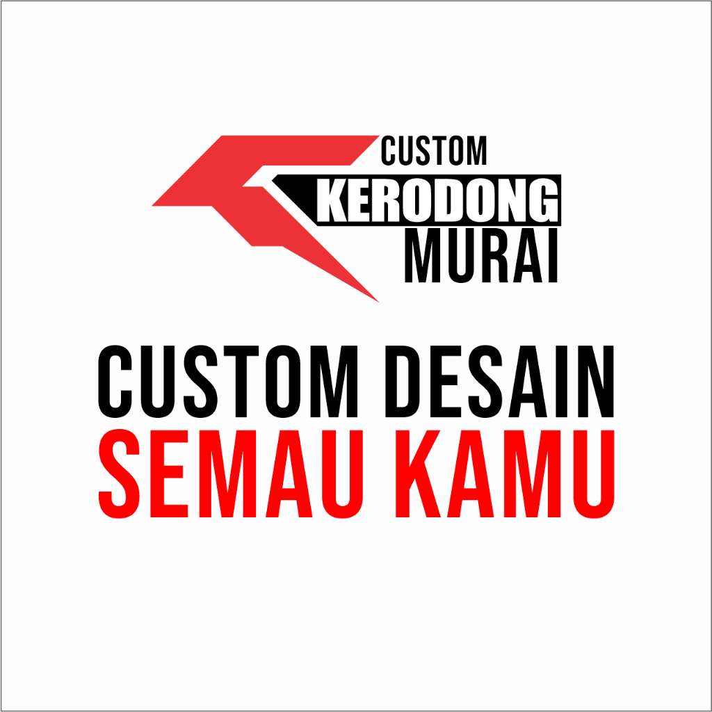 Kerodong Murai Diameter 65 Krodong Custom Kurungan Ayam Double Layer 2 Resleting Full Printing Bahan