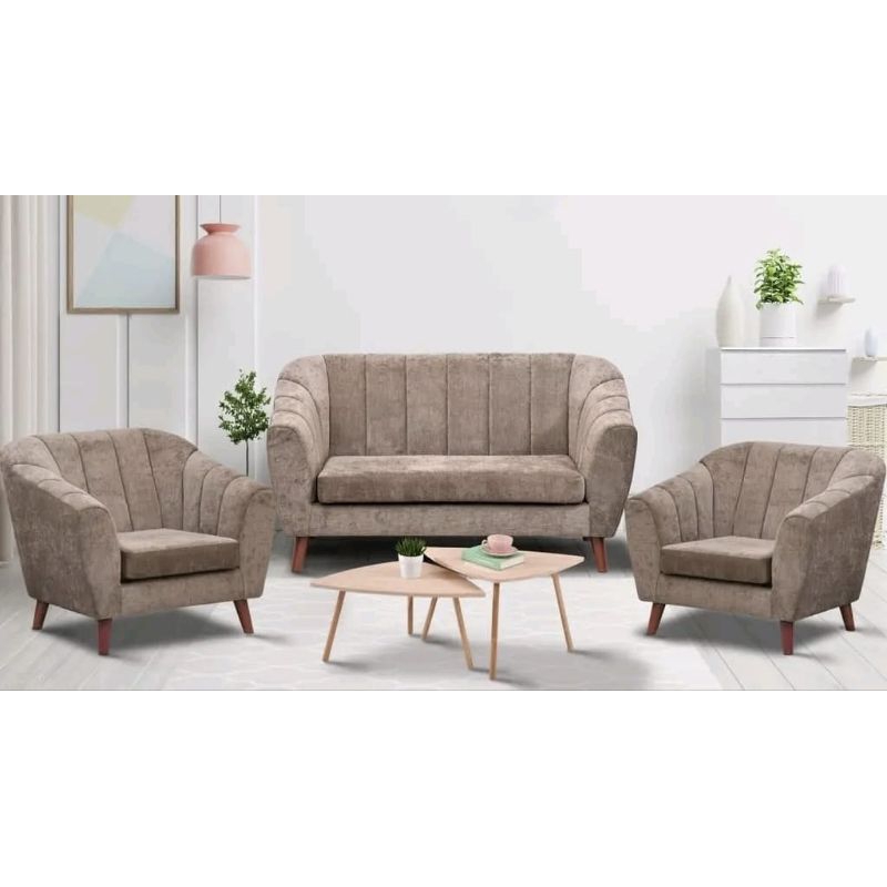 Sofa Retro Set Meja / Sofa Vintage / Sofa Minimalis