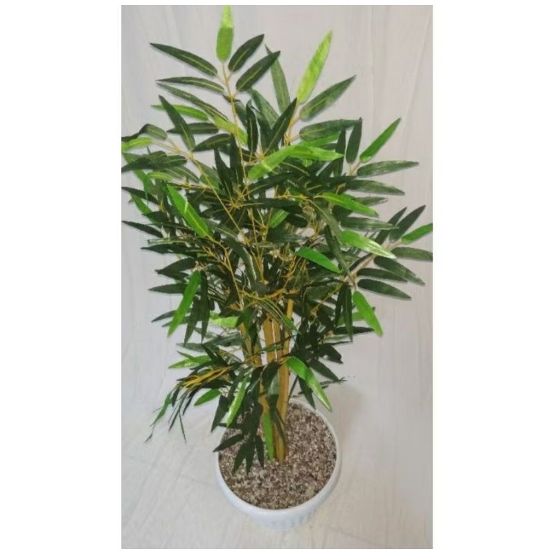 Pohon Bambu Artificial Dekorasi Sudut Ruangan Bunga Sudut Pojok Ruangan
