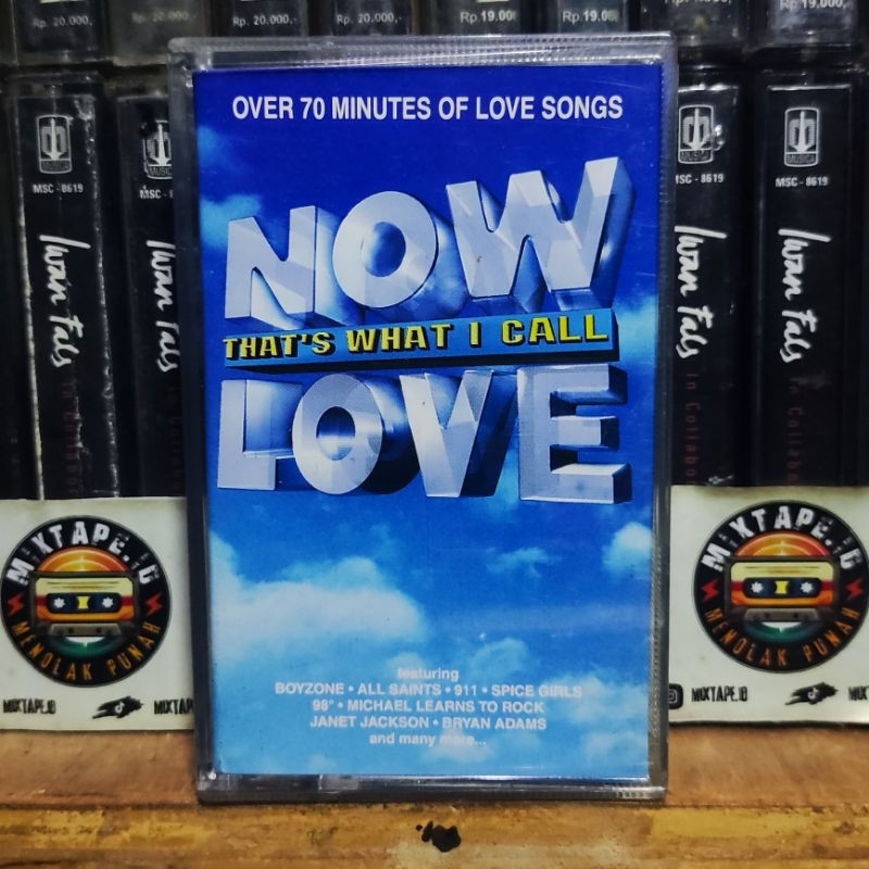 Kaset Pita - Now That's What I Call Love - Boyzone - Michael Learns To Rock - Janet Jackson - Bryan 