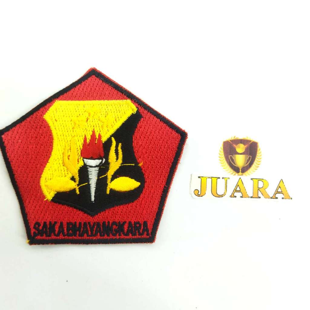 LOGO / BADGE / BED SAKA BHAYANGKAYA BORDIR  / LOGO SAKA  BHAYANGKARA / LOGO PRAMUKA SAKA BHAYANGKARA