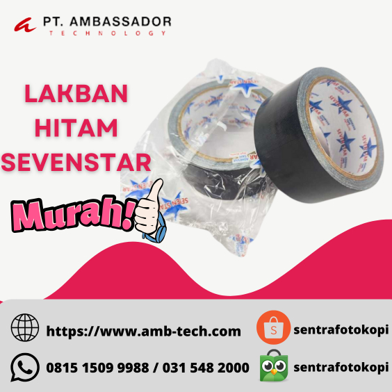 

Lakban Hitam Sevenstar 48mm X 11m
